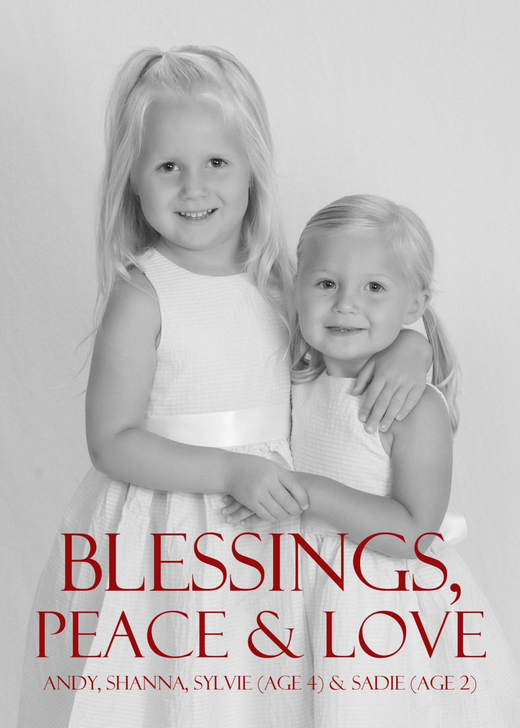 Holiday Card:  Blessing & Peace