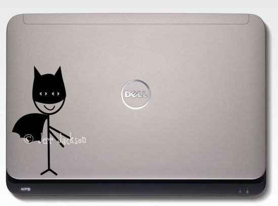 Batman Stick Figure Vinyl Decal Sticker Laptop Sticker Skin