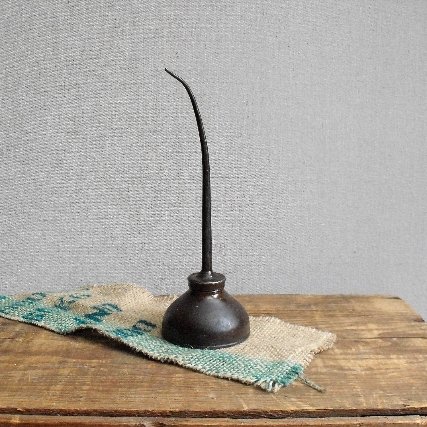 Vintage Industrial Oil Can : Tall and Fabulous