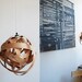 Obscurious Wooden Orb Pendant Lamp Duo