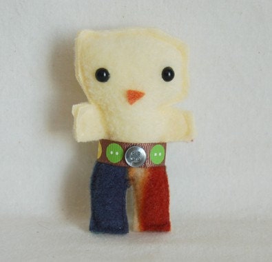 Chickenpants Baby Pin - Lionel