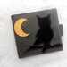 SALE Owl and Moon Gray Vinyl Bifold Wallet