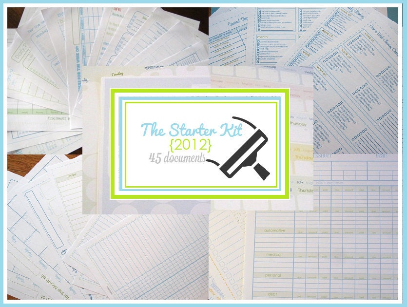 The 2012 Clean Mama Printables Starter Kit - 45 documents