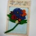 Vintage 1940s Felt Corsage  Brooch from Vintage Felt  made from Original 1940s Patterns