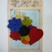 Vintage 1940s Felt Corsage  Brooch from Vintage Felt  made from Original 1940s Patterns