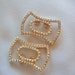 Huge Vintage Rhinestone Shoe Clips with Aurora Borealis Stones