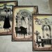 WALL ART -  French Salons -  5x7 prints - Set of 3 - Whimsical and Delightful - Parisian  - PQ 3498