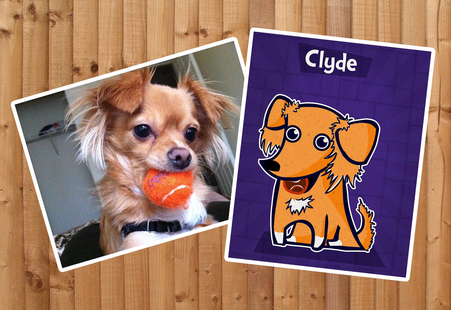 Custom Pet portrait from your photos Cats Dogs Bunnies