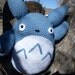 Blue Totoro Plushie - Crochet