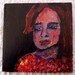 Original cardboard painting - Perplexed