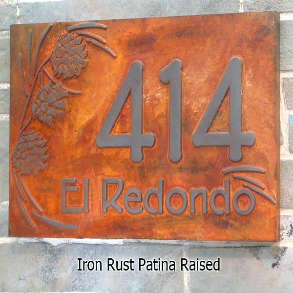 Pine Cone Address Numbers, Pine Plaque, Pine Cone Welcome sign, Welcome Sign