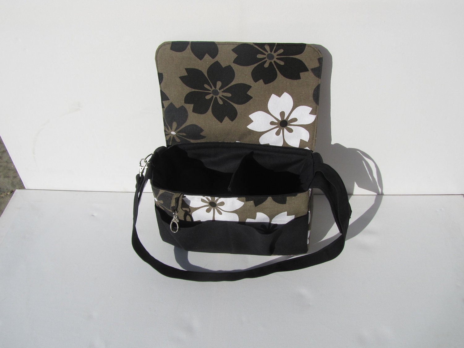 Stroller caddy diaper nappy bag