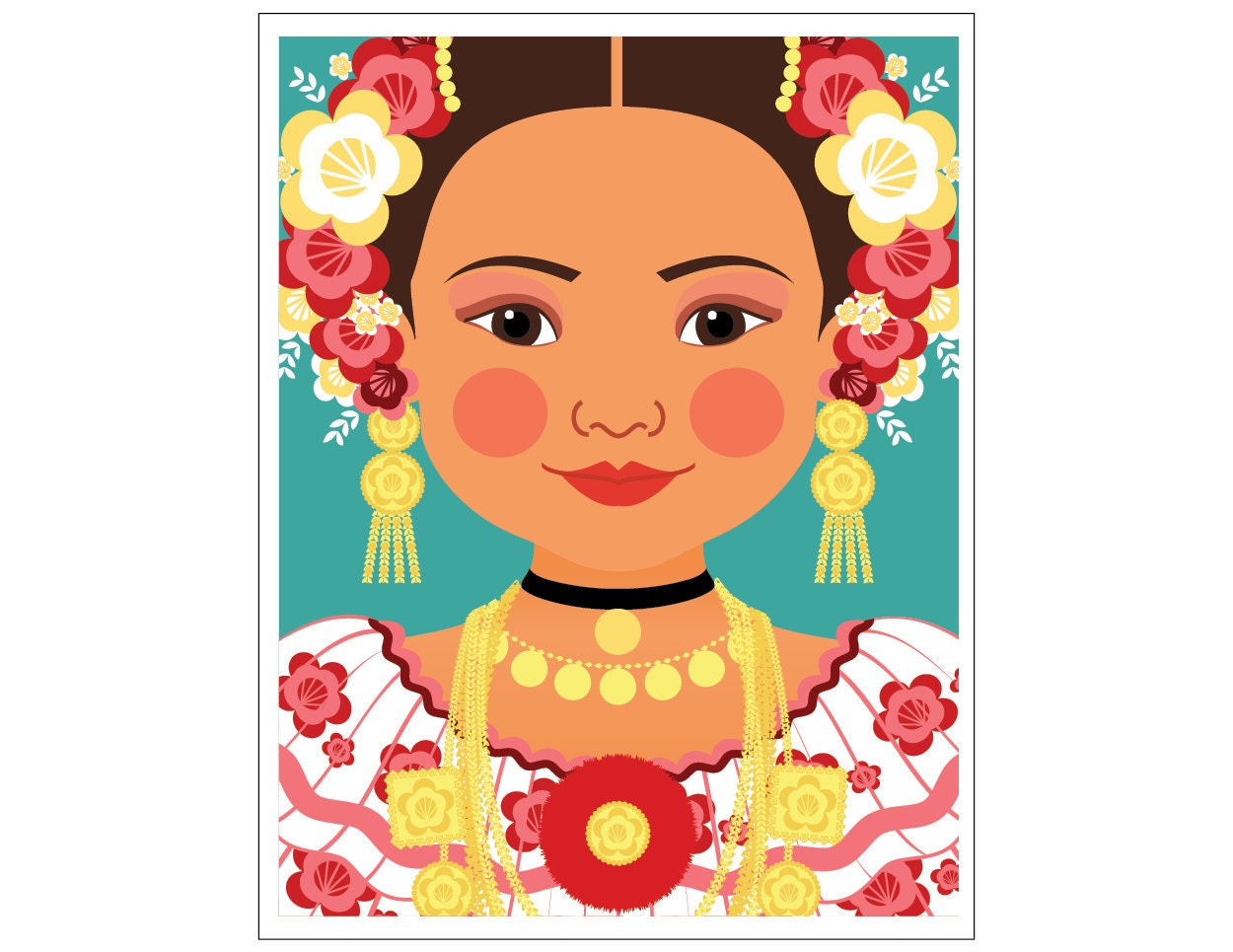 Panamanian Matryoshka Close-Up Art Print