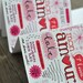 Nickname Valentine card A2 Bilingual