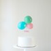 Balloon Cake Topper Kit with Custom Celebration Sash