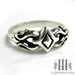 Tiny Princess Friendship Ring, Sterling Silver, Gothic Fairy Tale, Size 6