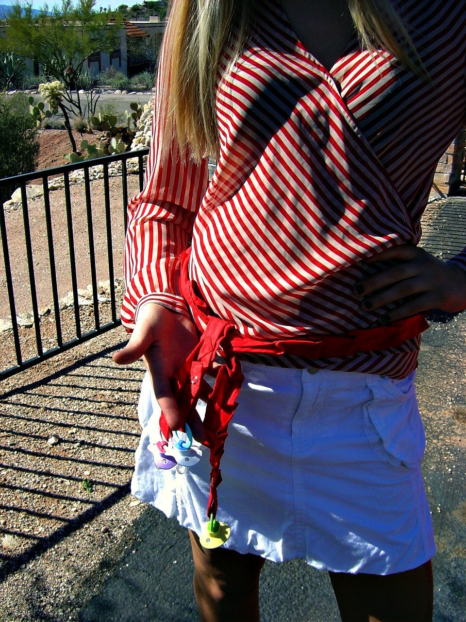 Pacifier Holder-Couture Baby Items--Hold and Carry 3 or More Pacifiers in Style--Pick Your Color