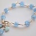 Blue Glass Bead Bracelet