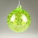 Blown Glass Christmas Tree Holiday Ornament Suncatcher Neon Lime Green Ice Blown Glass Christmas Tree Holiday Ornament Suncatcher Neon Lime Green Ice