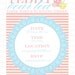 Frilly Tea Party Birthday PRINTABLE Party Invitations from Love The Day