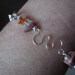 Silver & Crystal Handmade Healing Bracelet For Fertility, Creativity and releasing depression and emotional trauma