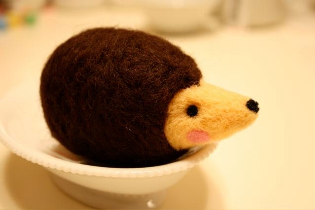Felted Hedgehog