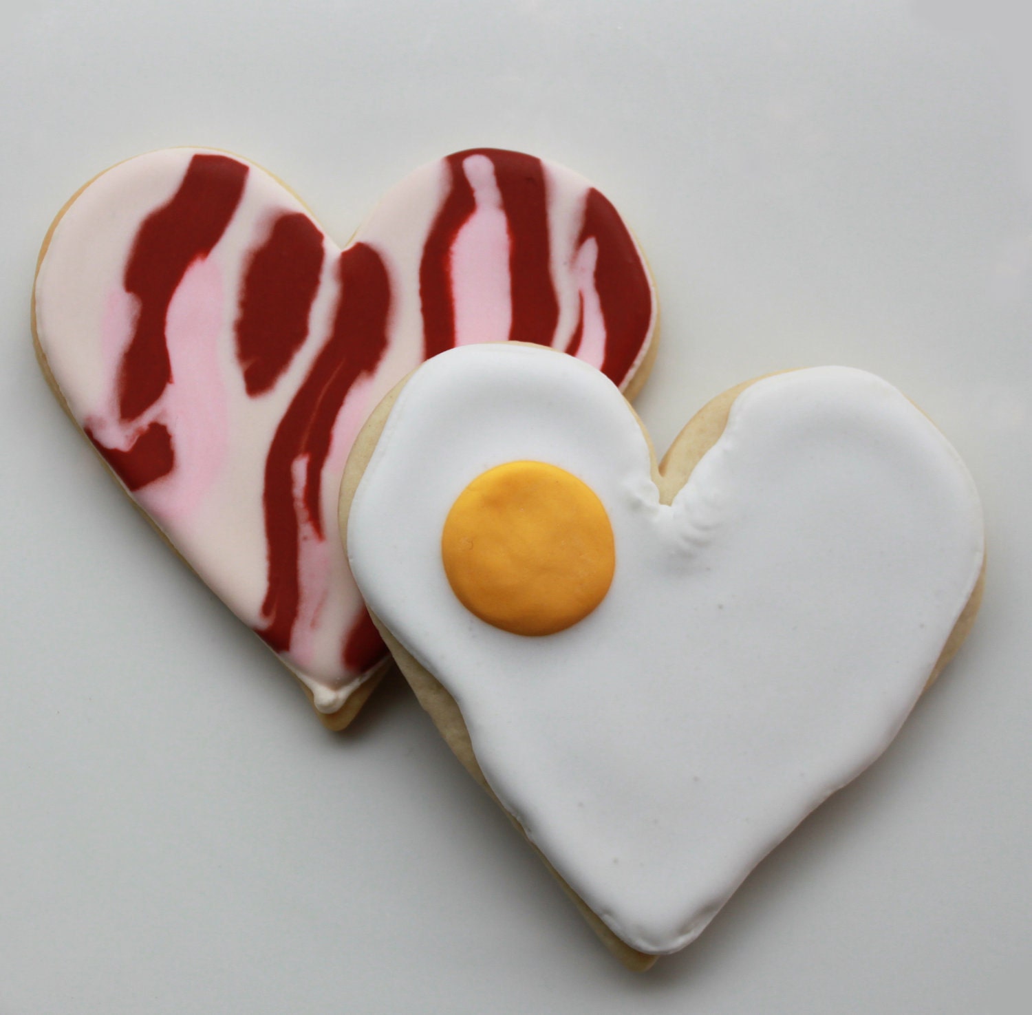 You're the Bacon to My Eggs Valentine Gift Box with 4 Mega Cookies - MADE TO ORDER