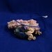 Deep Space Nautilus Necklace - Handmade Polymer Clay Jewelry