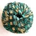 Berlini Ladder Ribbon Maxi Yarn,  Emerald green 68, ribbon yarn, trellis yarn
