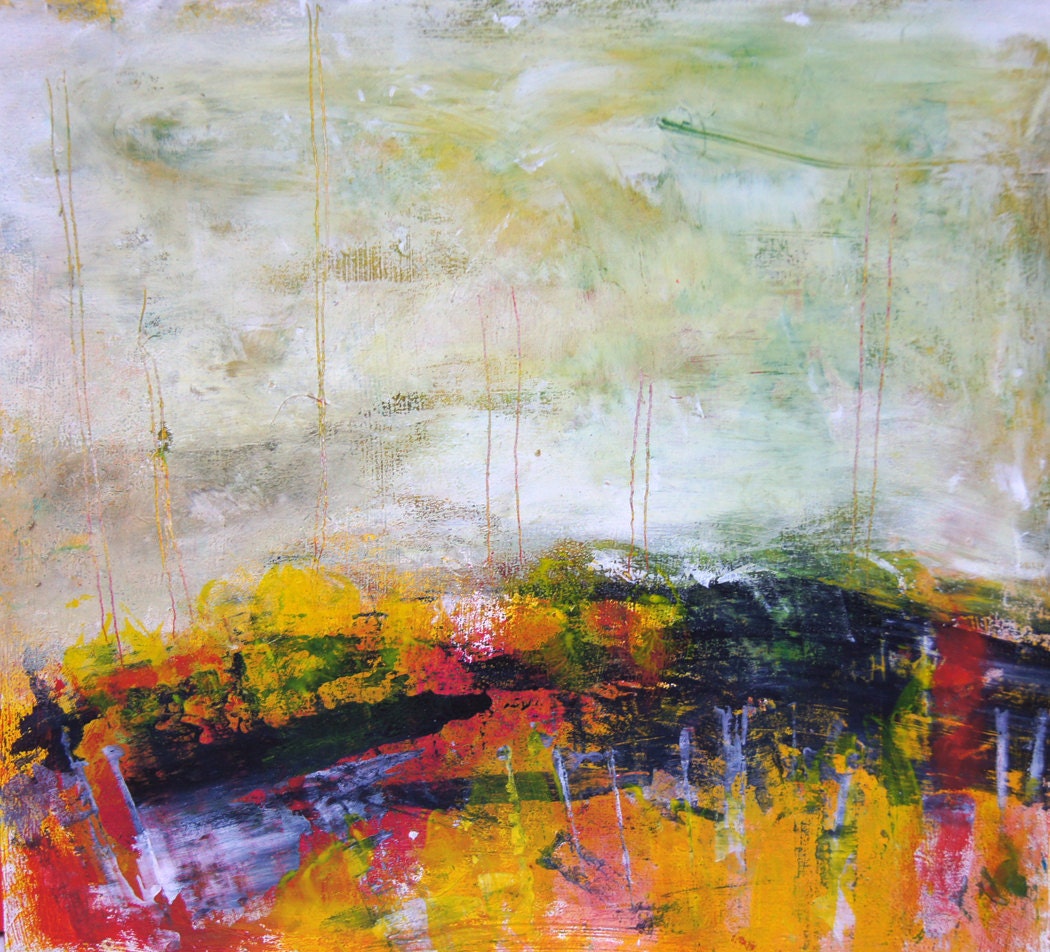 Abstract Acrylic Painting REGATTA affordable art original contemporary fine art progressive modern