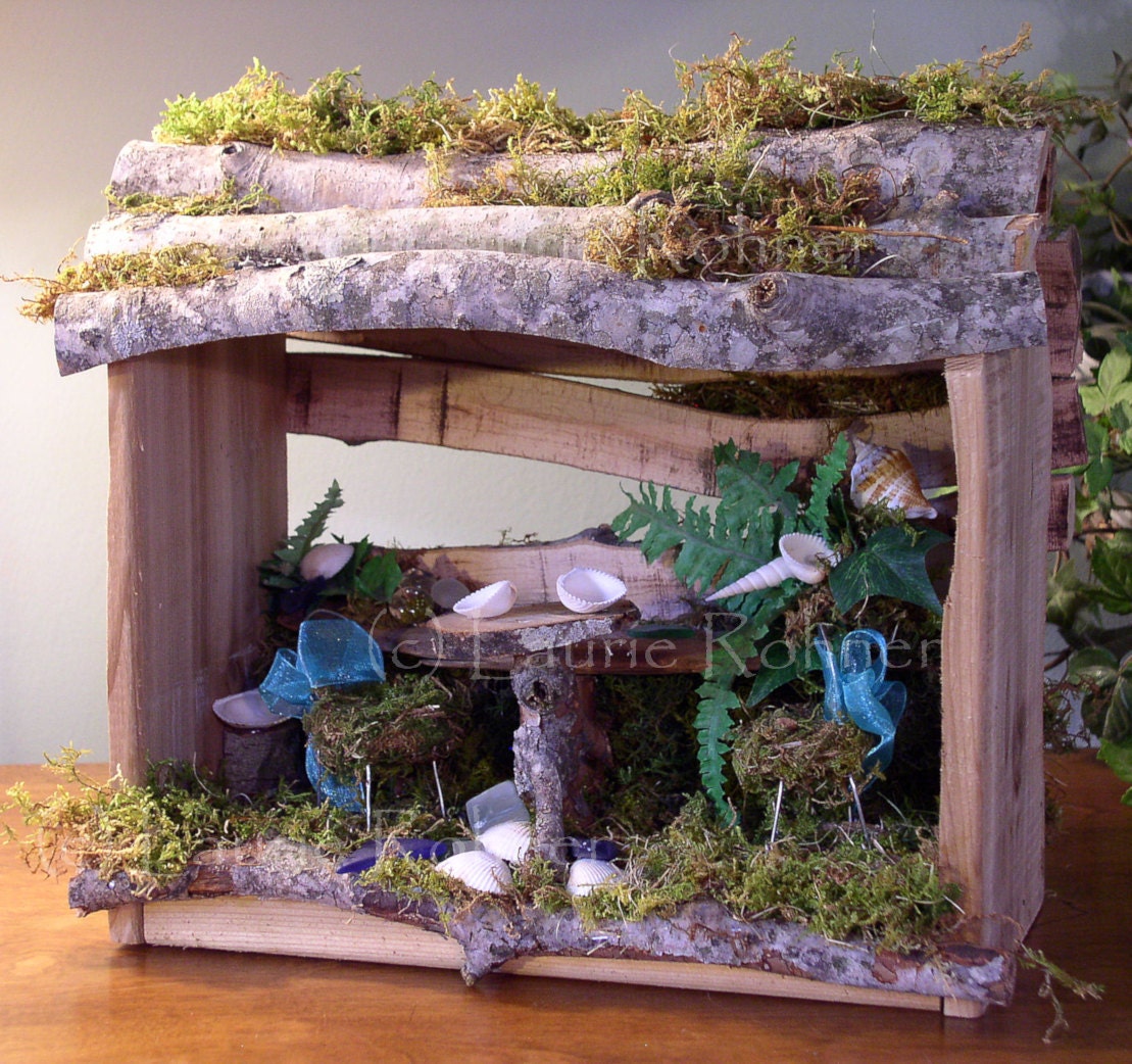 Woodland Fairy House Cafe Goes to the Beach