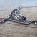 Love Spirits - Anteros Necklace ... Wire Wrapped Sterling Festoon with Amethyst