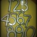 Instant Collection Metal Numbers Mixed Media Assemblage Artist
