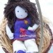 Waldorf doll 18"-16" - knitted set : sleeveless blouse, slippers