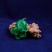 Jade Octopus Necklace - Green Blue Polymer Clay Cephalopod Jewelry