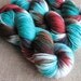 Southwest Zombie - Superwash Merino Yarn - DK Weight - Hand Dyed Red Jade Brown