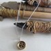 Bitty Button Necklace - bronze