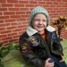 Children's Handmade Hat Green Ages 3 -6