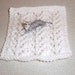 Hand Knit Antique White 1-12 Scale Doll House Blanket