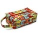Large Project Bag Boxy Knitting Bag - Sock Monkey Blocks