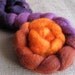 Masquerade - BFL Fiber for Spinning or Felting - Hand Dyed Roving 3.6 oz