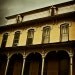 SALE 30% OFF Spooky Victorian Art Photography bamboo mustard yellow house - The Moreland Morrow - 5x5 inch fine art photo halloween gothic