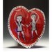 Special Valentine Heart - Be Mine - Pinch Bowl in a Heart Shape - Jenny Mendes Artist