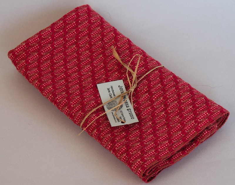 Handwoven Country Cottage Teatowel