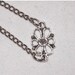 Silver Toned Flower Bracelet