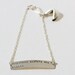 sterling silver fortune cookie bracelet - everything happens for a reason - fortune message