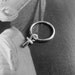 Sterling silver 'Ankh' charm ring