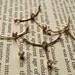 Vintage rhinestone pendant findings