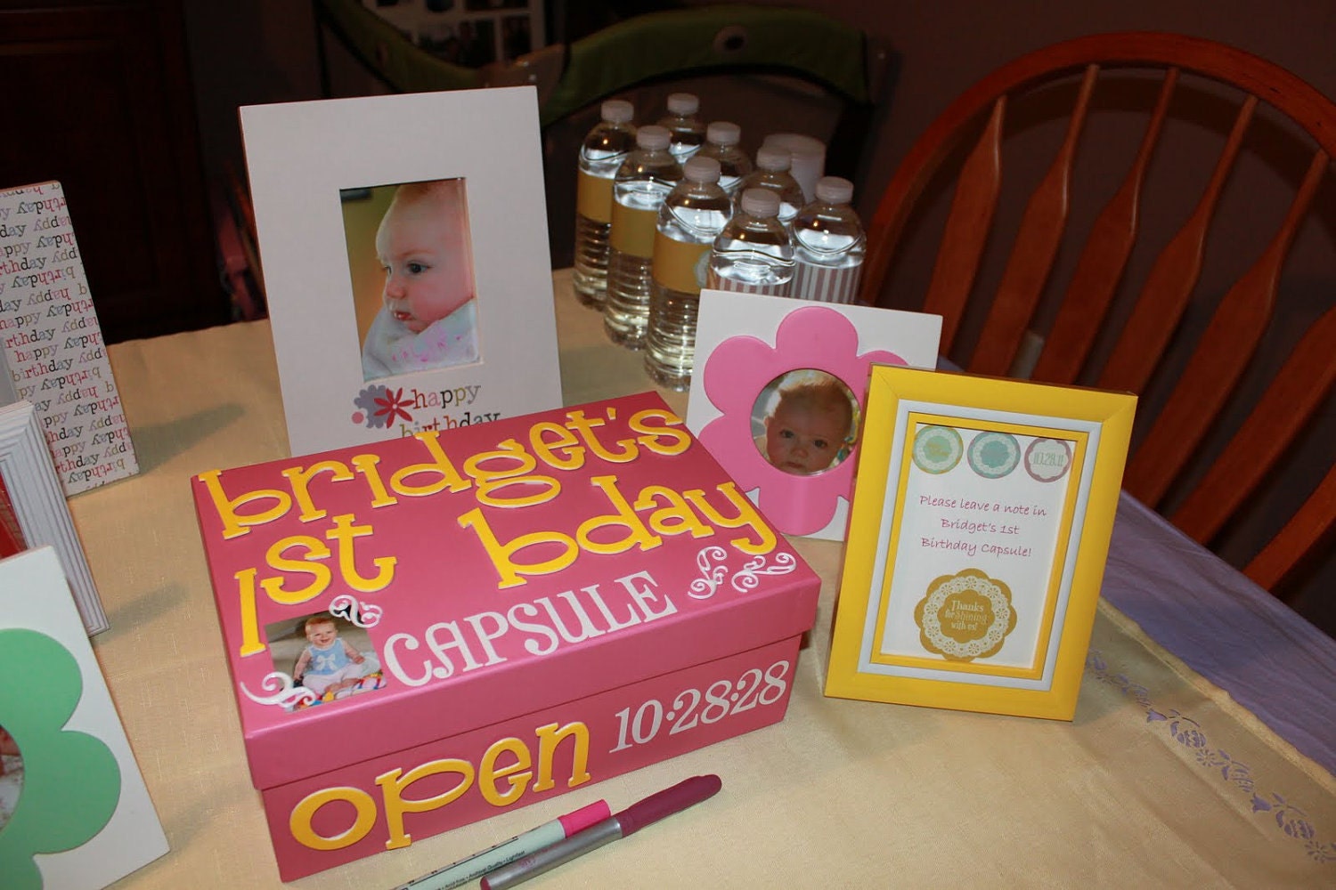 Personalized Custom Birthday Time Capsule Box