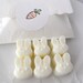 Easter Soap- Little Bunny Head Soap Set-French Vanilla Scented -Goat's Milk Soap